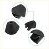 Black rubber ski pole tip caps used as car antenna ornament for toyota fj cruiser 2007-2014 black