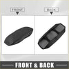 Black fabric car center console armrest cover for toyota rav4 2013-2018 with sleek contoured design and reinforced stitching