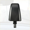 Black plastic windshield washer nozzle with tapered rounded top and threaded base for toyota land cruiser headlights