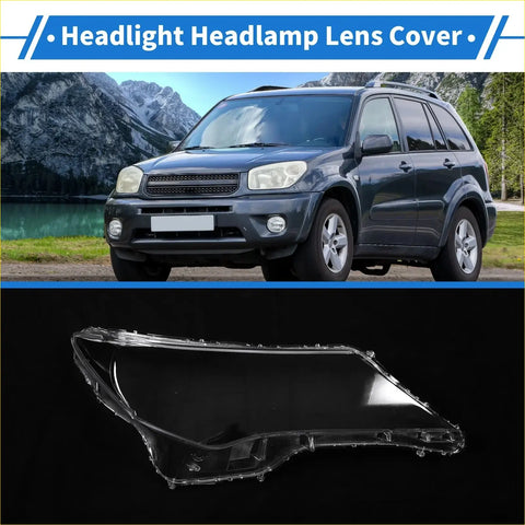 Clear plastic front right headlight lens cover for toyota rav4 2013 to 2015 made of durable material