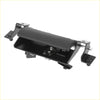 Black metal car tailgate latch handle pull with sleek rectangular design and mounting brackets for toyota sienna 1998-2003