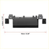 Black plastic car tailgate latch handle with metallic hardware accents for Toyota Sienna 1998-2003 back side view
