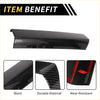 Black carbon fiber pattern instrument strip cover for toyota tundra with sleek durable wear resistant finish