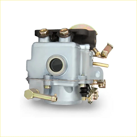 Gray metallic carburetor with brass fittings and black parts for datsun nissan a12 120y 1200 sunny cherry 16010-h1602