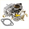 Silver carburetor for ford 144 170 200 223 6cyl with brass fittings and bright yellow adjustment screw for holley 1904 carby