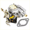 Silver carburetor with brass fittings and yellow adjustment screw plus black gasket for ford 144 170 200 223 6cyl 57-62 holley 1904 carby