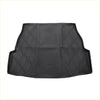 Black rubber cargo liner rear boot mat for toyota rav4 2019-2024 with diamond-patterned grip design