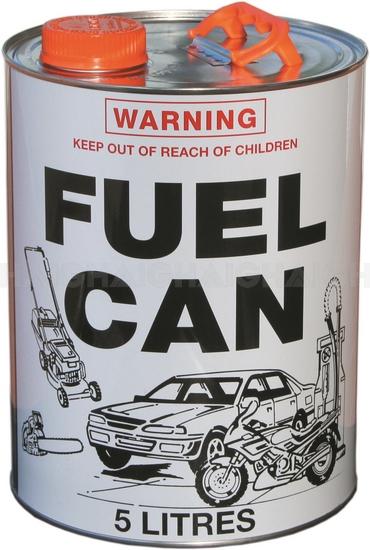 Cargo Mate 5L Metal Fuel Can Container - FC05M