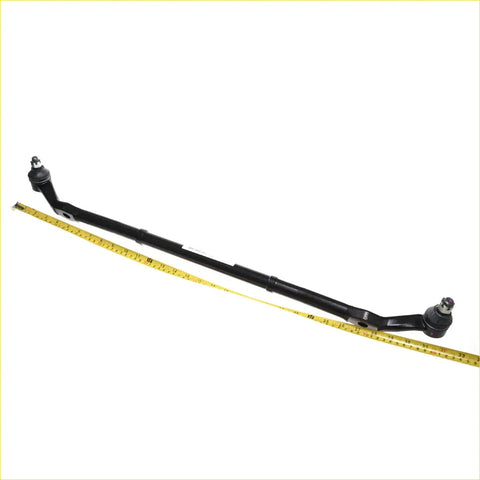 Black metal center drag link with spherical joints on each end for Toyota Hilux Surf 4Runner RN50 LN56 LN60 LN65