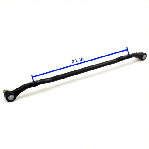 Black 21-inch center link rod assembly for nissan 720 sd23 2wd 1979-1983 with spherical joints at each end