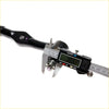 Black digital caliper measuring metallic center steering link for 2500cc nissan d21 navara 1985-1999
