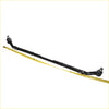 Black metal center steering link for toyota hilux 2wd 4th gen 1983-1988 with spherical joints at each end