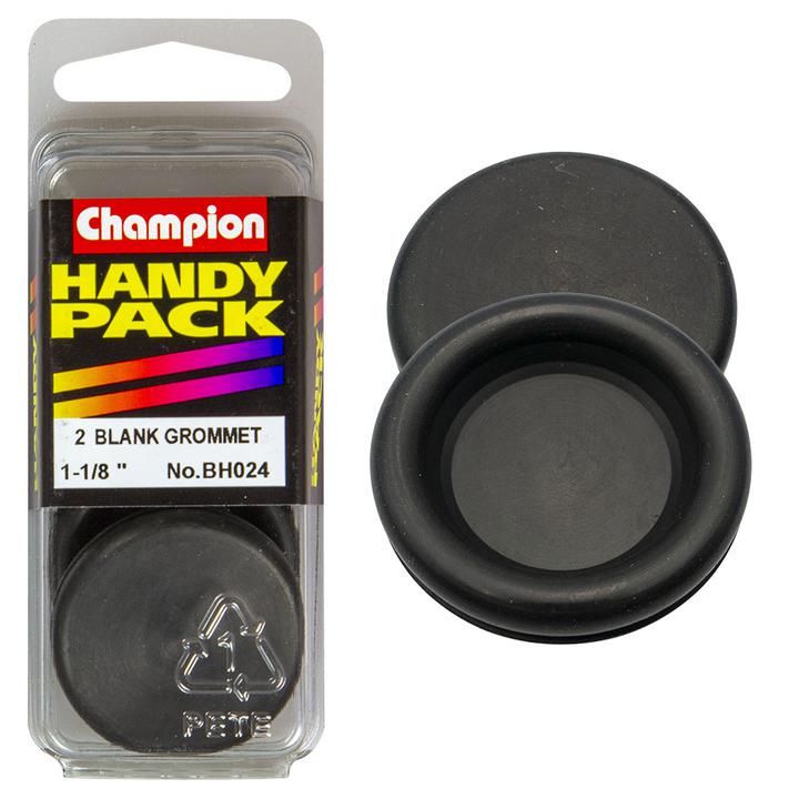 Champion Nitrile Rubber Blanking Grommet 28mm 2Pk BH024