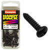 Champion Black Screw Self Tapp Panhead Phillips 3.5 x