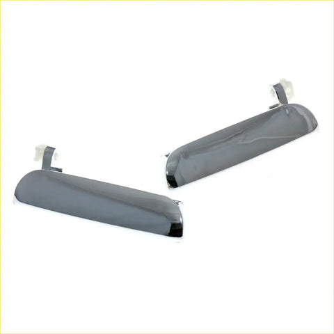 Chrome door handle set for mazda bravo b2200 b2600 courier with sleek chrome finish and integrated mounting brackets