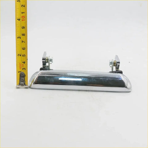 Chrome door handles x2 for nissan datsun 510 1300 1600 240z 260z 280z 1968-1978 with sleek chrome finish and two mounting brackets back view