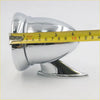 Chrome door mirror for chrysler valiant pacer ap5-cl 1963-1981 with vintage-style chrome teardrop hood ornament detail