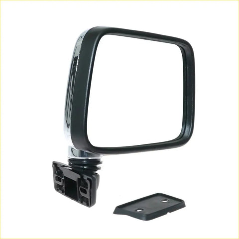 Chrome side door mirror for isuzu kb250/280 kb42 bedford kb 72-80 with black and chrome rectangular frame glossy finish
