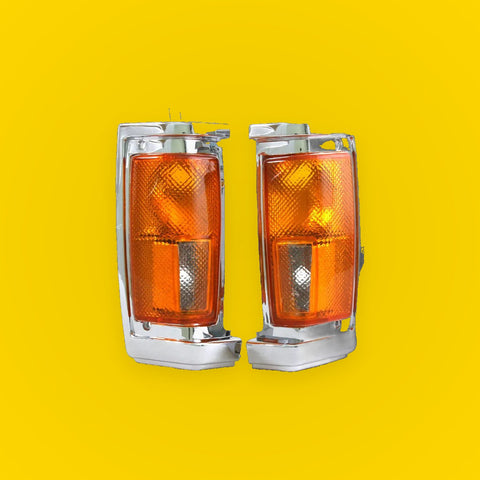 Chrome Side Turn Lights for Nissan D21 1986-1997