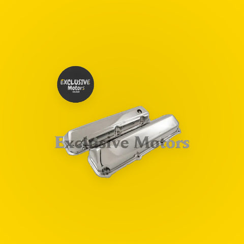 Chrome Steel Valve Covers 429 460 for Ford Big Block V8 (1968-1997)