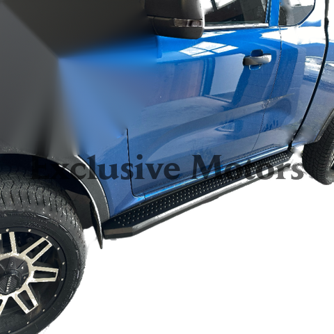 Toyota Hilux Revo Side Step Running BoardsBlack Steel (2015-2023)