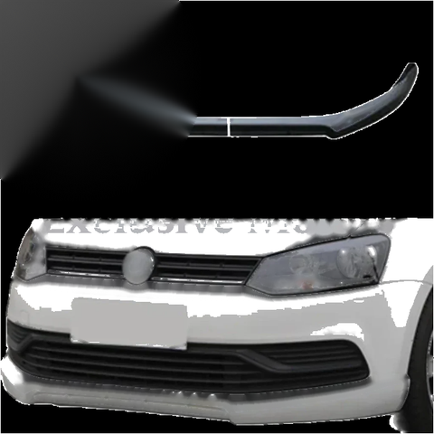 Volkswagen Polo Standard (2014-2017) – 2 Pieces Front Bumper Lip Body Kit