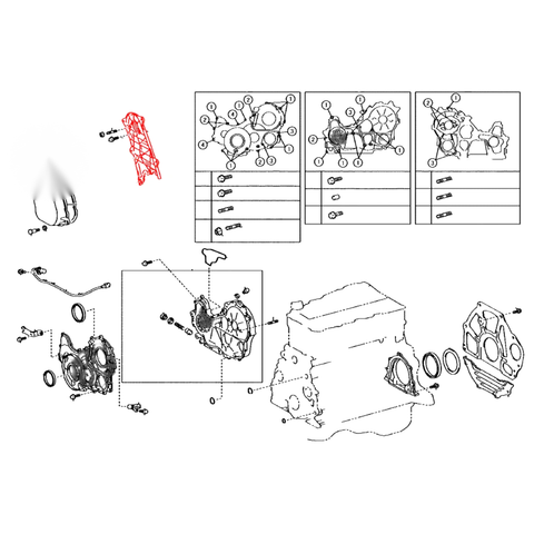 Toyota Hilux 3.0L 2.5L 2005-2015 Engine Timing Belt Cover