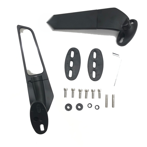 Ducati 1199 1299 Panigale 1198 1098 848 Wing Fin Spoiler Side Rearview Mirrors
