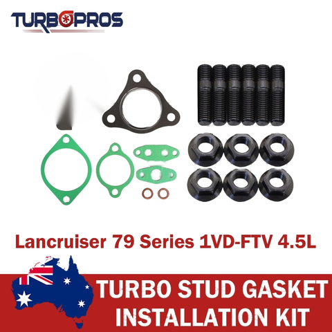 Toyota Landcruiser 79 Series 1VD 4.5L Turbo Installation Stud & Gasket Kit