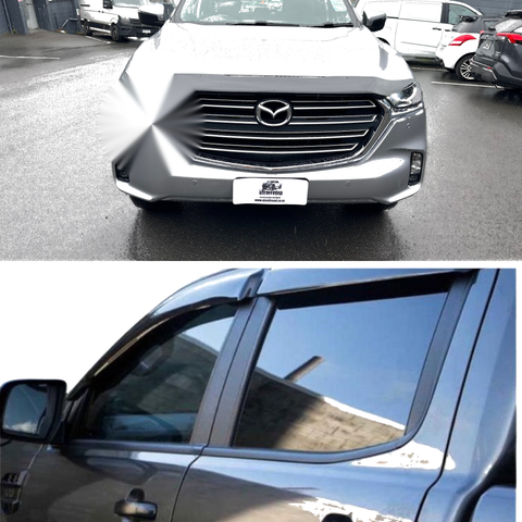 Mazda BT-50 Weather Shields & Bonnet Guard (2021-2023)