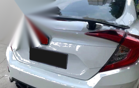 Mazda 3 Sedan Glossy Black Rear Wing Spoiler with Light (Year-Year)
