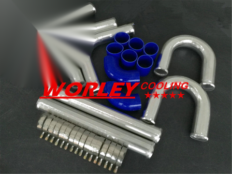 NSW 76mm Aluminum Universal Intercooler Turbo Piping Kit