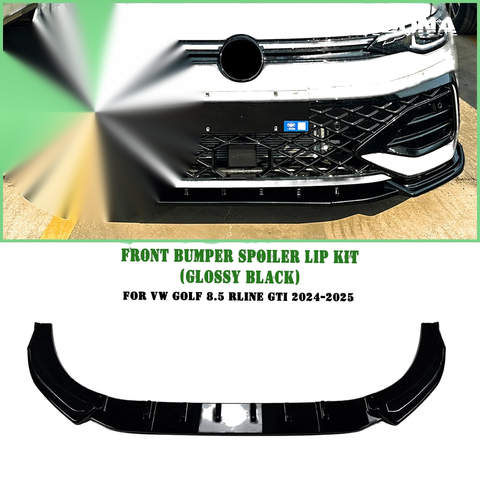 VW Golf 8.5 Rline GTI Front Bumper Spoiler Lip (2024-2025)