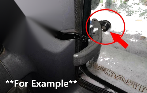 Isuzu Dmax 2 x Nut Screws Rear Cab Window Latch Lock (2012-2019)