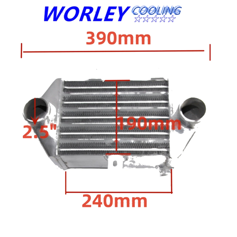 2.5" Front Mount Intercooler 390x280x140mm