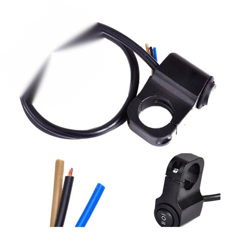Motorcycle - 7 / 8" 22mm Handlebar Headlight Switch (Fits Various Models)