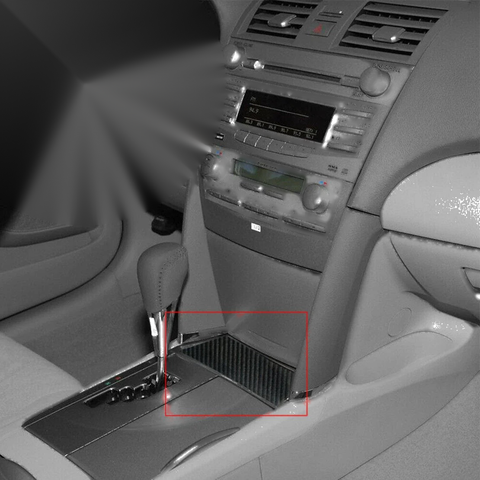 Toyota Camry Carbon Fiber Under Storage Box Cover (2007-2011)