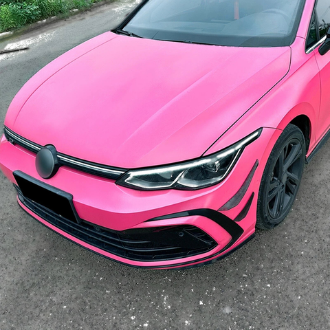 VW Golf 8 MK8 GTI Rline 4 x Front Bumper Side Spoiler Trims (2022-2024)