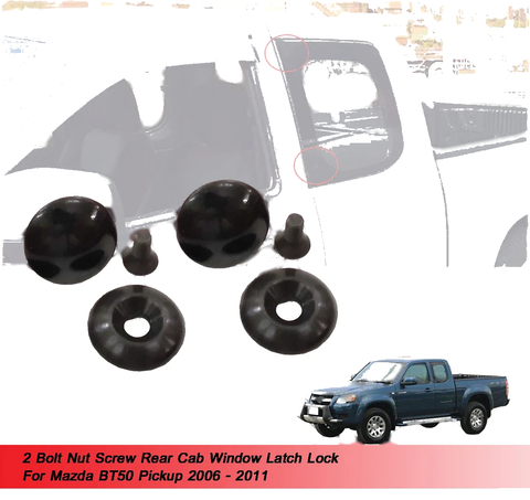 Mazda BT50 2 x Bolt Nut Screw Rear Cab Window (2006-2009)