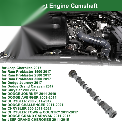 Jeep Cherokee Exhaust Engine Camshaft (2017)