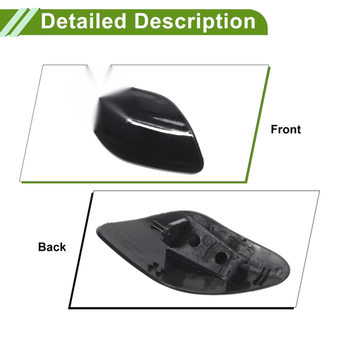 Porsche Cayenne Turbo (2003-2010) - Black Cap Washer Nozzle Cover