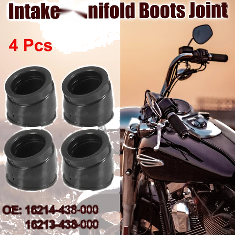 Honda CB900C 4pcs Carburetor Intake Manifold Boot (1980-1982)