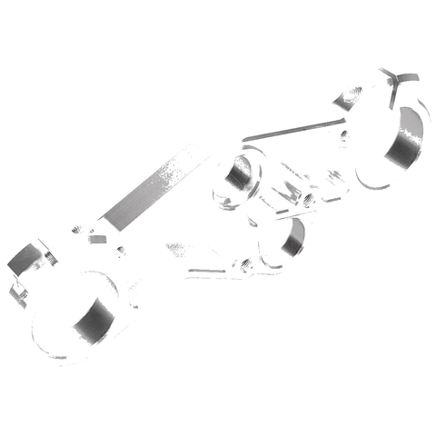 SUZUKI GSXR 600 1000 Triple Tree Front End Upper Top Clamp Silver (01-02)