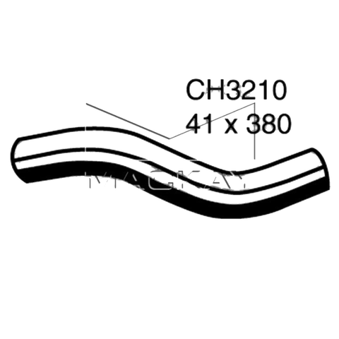 Toyota Landcruiser HDJ100 6cyl 4.2L 1HD-FTE 2000~2007 Lower Radiator Hose