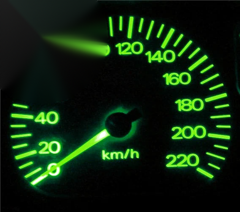 Suzuki Vitara Fatboy Green LED Dash Gauge Light Kit (1998-2005)