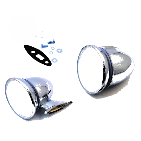 Mazda Cosmo 121 AP RX-5 Sport Chrome Fender Mirror R&L