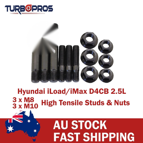 Hyundai Iload / Imax D4CB 2.5L High Tensile Turbo Charger Stud Kit