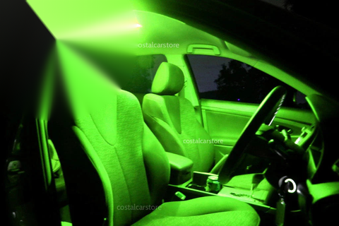 Toyota Landcruiser Prado Green LED Interior Light Upgrade Kit (2003-2009)