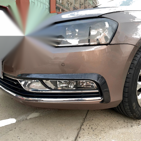 VW Passat B7 2 x Front Bumper Fog Light Covers (2011-2015)