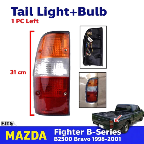 Left Tail Light Rear Lamp Fits Mazda Fighter B-Series B2500 Bravo Pickup 1997-02